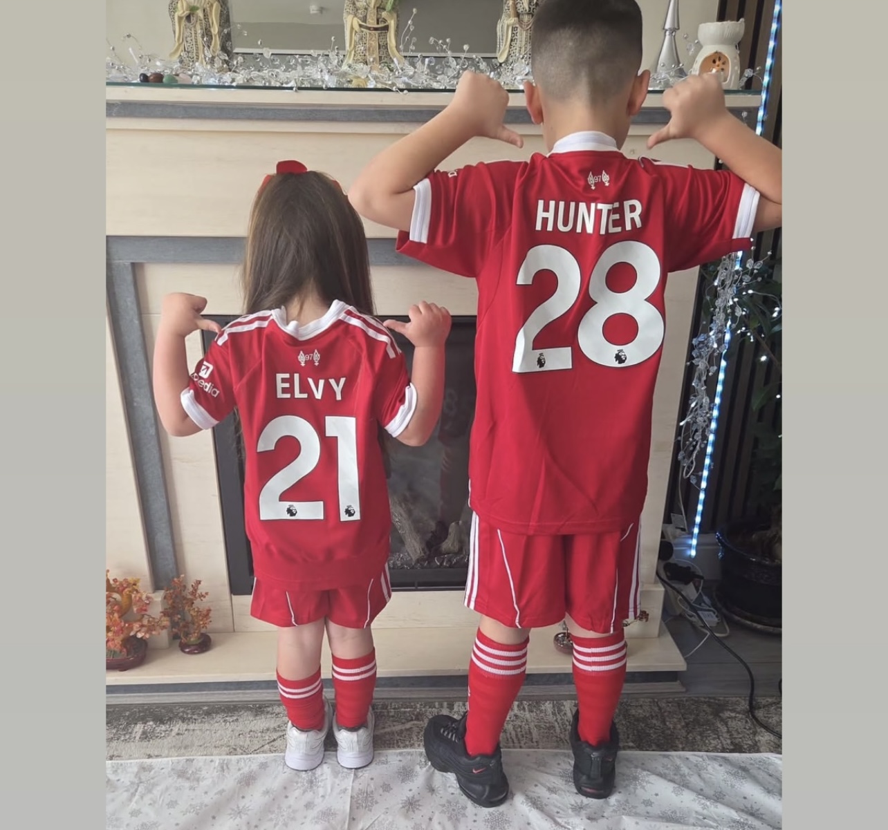 Red Name & Number