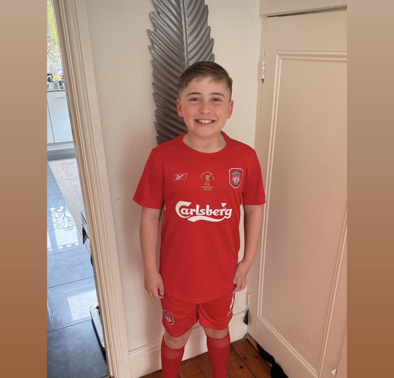Red Liverpool Style Home