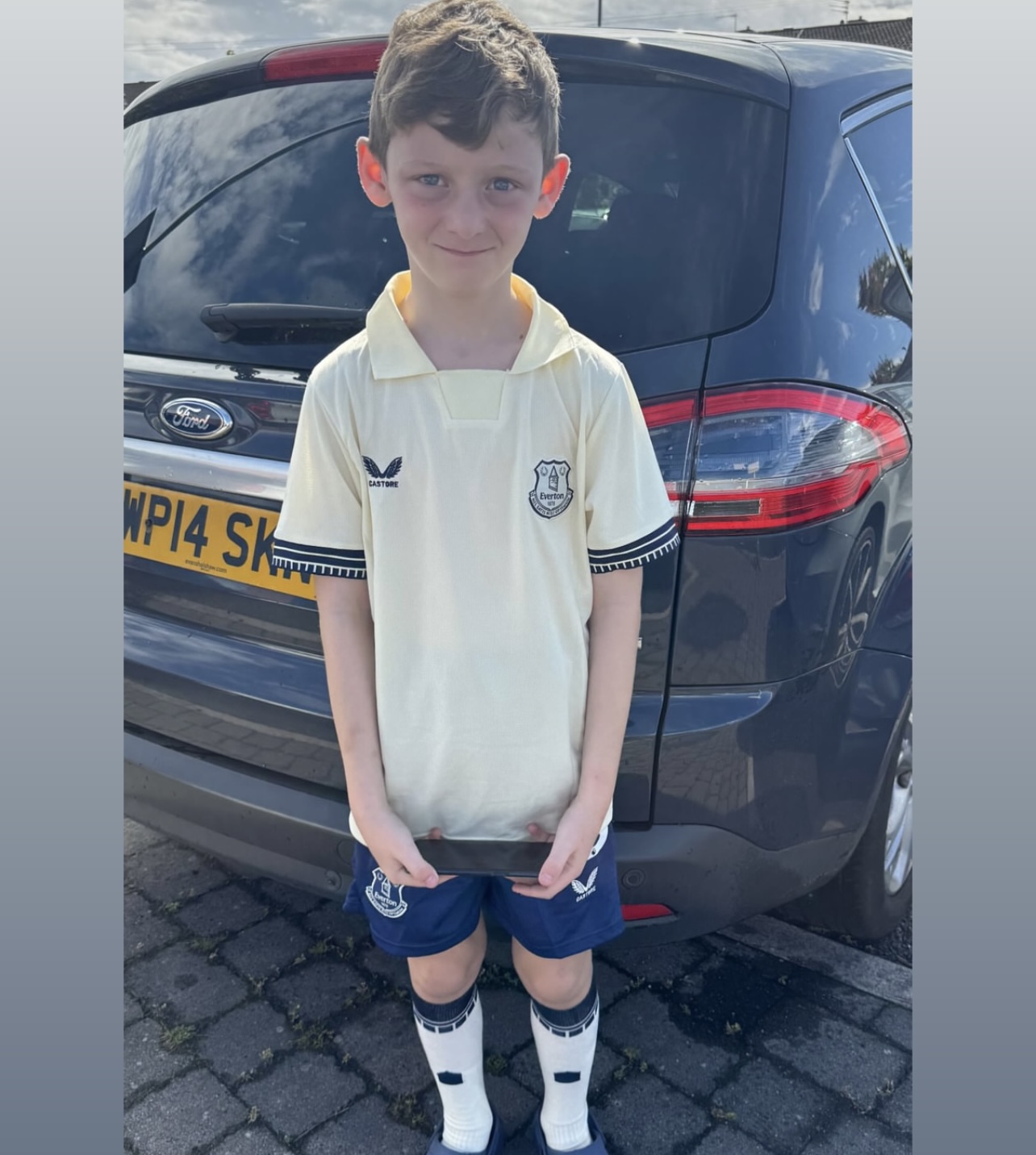 White/Blue Everton Style