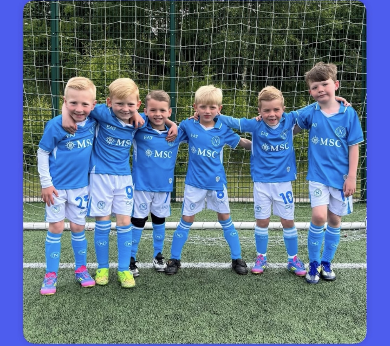Sky Blue Team at Goal